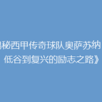 《揭秘西甲传奇球队奥萨苏纳：从低谷到复兴的励志之路》